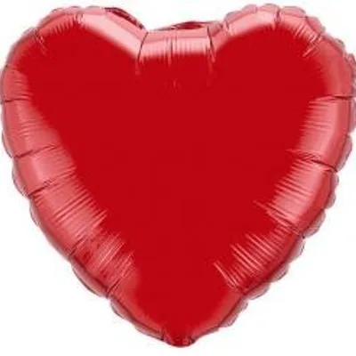 Balon foliowy Serce, czerwone JUMBO FX (luzem) /GoDan