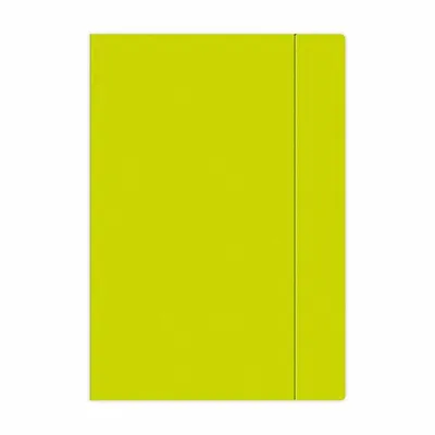 Teczka z Gumką A4 Fluo Limonkowa / Interdruk