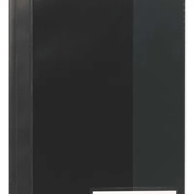 Skoroszyt A4+ PVC Opaque Przezroczysty 200 Kartek Czarny /Durable 251001