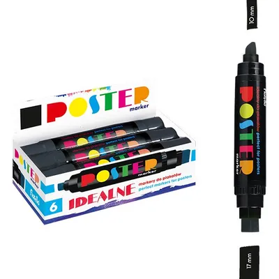 POSTER Marker GR-1712 FIORELLO czarny