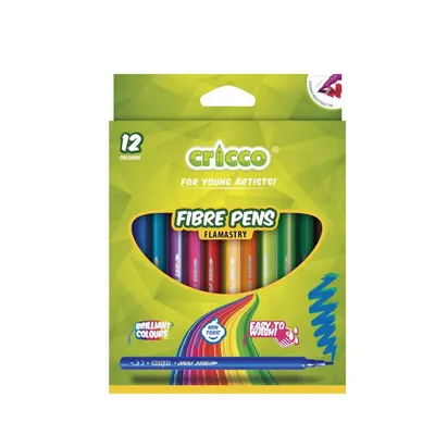 Flamastry Cricco 12 Kol. Op. Kartonowe