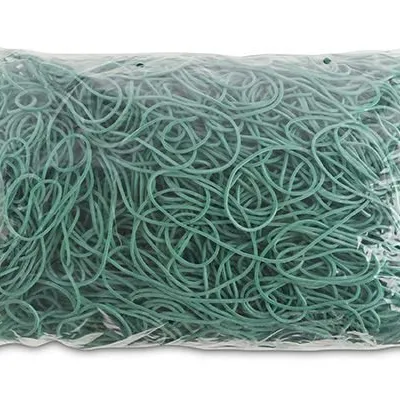 Gumki Recepturki Office Products Średnica 100mm 15X15mm 60% Kauczuku 1000G Zgrzewka Zielone