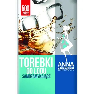 Woreczki do lodu samozamykające na 500 kostek / Anna Zaradna