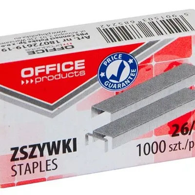 Zszywki Office Products 26/6 1000Szt.