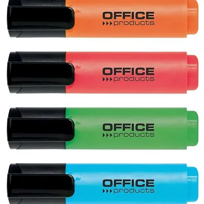 Zakreślacz Office Products 2-5mm (Linia) 6Szt. Mix Kolorów