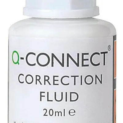 Korektor W Płynie Q-Connect Z Pędzelkiem 20Ml