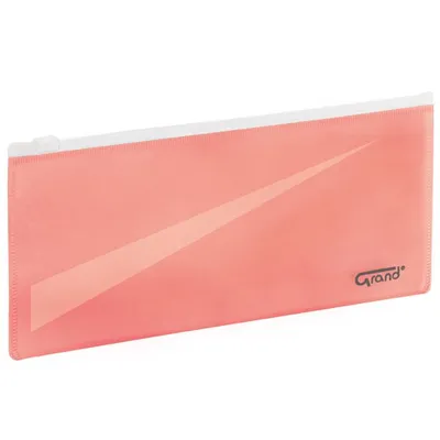 Koperta z zamkiem strunowym 240x118mm GRAND GR-P053 czerwona