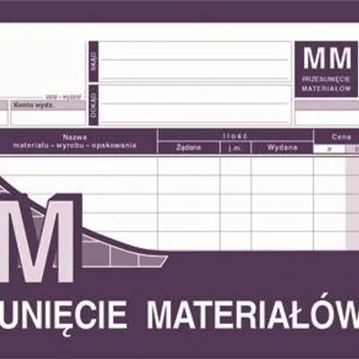 MM Przesunięcie Materiału 1/3 A4 Wielok. 355-8 /MiP