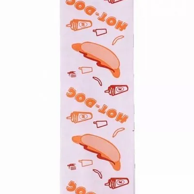Torebka Papierowa Foliowana Hot-Dog Nadruk A'200