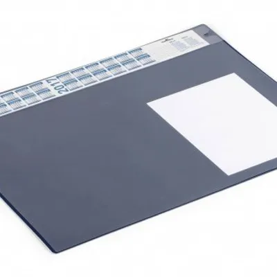Podkładka Na Biurko z Przezroczystą Okładką i Kalendarzem 520x650mm Granatowa /Durable 720507