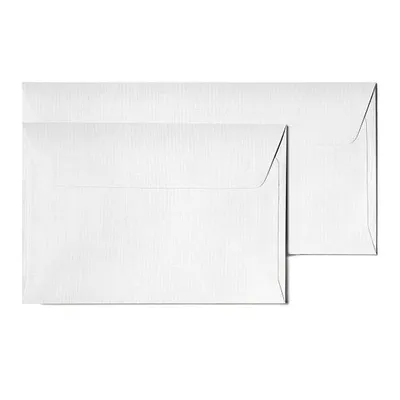 Koperta Ozdobna Holland DL 120g 110x220mm 10szt. Biały /Argo 282601