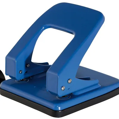 Dziurkacz Office Products Dziurkuje Do 40 Kartek Metal Niebieski