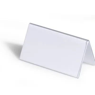 Identyfikator Stołowy Akrylowy 52/104x100mm 25szt. Przezroczysty /Durable 805119