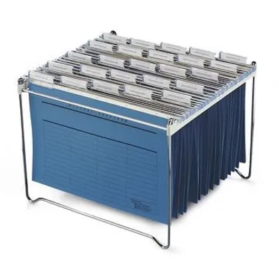 Stojak na Teczki Zawieszane 30-40 Teczek Srebrny /Durable 312323