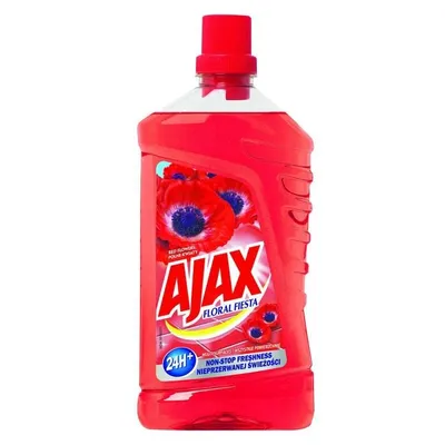 Ajax Płyn Uniwersalny 1L Floral Fiesta Polne Kwiaty (czerwony)