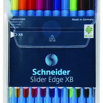Zestaw Długopisów W Etui Schneider Slider Edge Xb 10 Szt. Miks Kolorów
