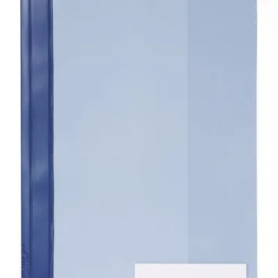 Skoroszyt A4+ PVC Opaque Przezroczysty 200 Kartek Niebieski /Durable 251006
