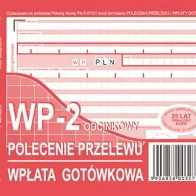Polecenie Przel. Bank. A6 WP-2 (2-odc.) 449-5M /MiP