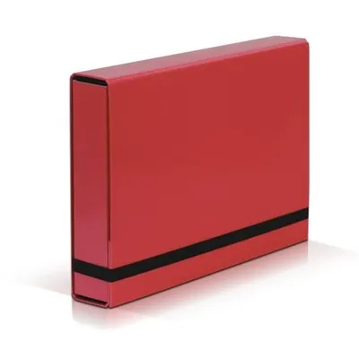Teczka Skrzydł. A4 BOX Caribic Gumka Różowa /Vaupe