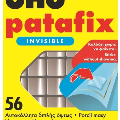 Płatki Samoprzylepne Patafix Invisible 56szt /Uhu