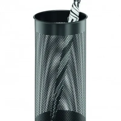 Stojak na Parasole Metalowy Okrągły Czarny /Durable 335001