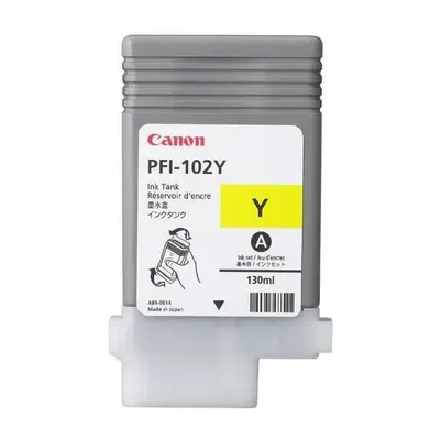 Canon PFI-102Y iPF500/600/700/LP17/24 Yellow (Oryg.)