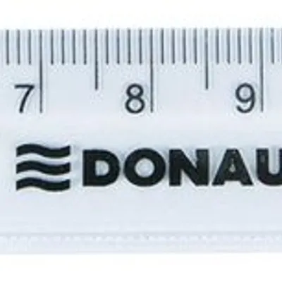 Linijka Donau 16Cm Zawieszka Transparentna