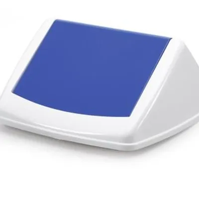 Pokrywa Uchylna Durabin Flip-Lid Square Do Pojemnika 40 Litrowego Prostokątna Biało-Niebieska /Durable 1801574014