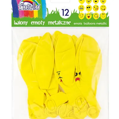 Balony Emoty Party Fiorello metaliczne