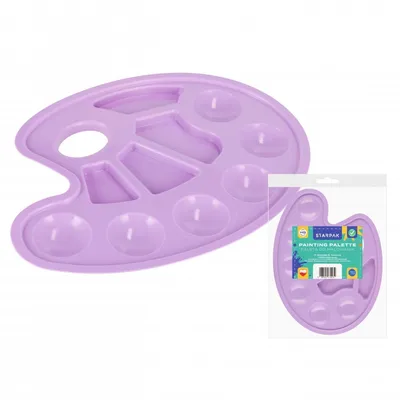 Paleta Malarska Owal Pastel Fioletowa /Starpak