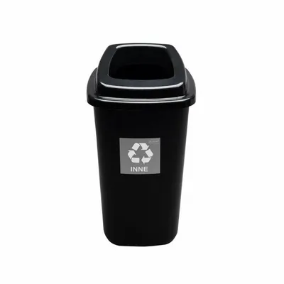 Kosz na Śmieci SORT BIN 90L Czarny INNE / Plafor