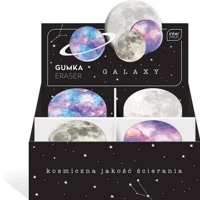 Gumka Do Ścierania Galaxy 1szt. /Interdruk