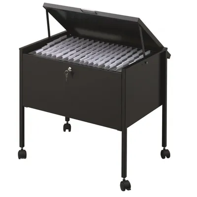 Wózek Na Teczki Zawieszkowe 80 A4 Top Eco Czarny /Durable 309801