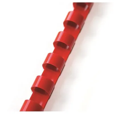BO Grzbiety plast. 8 mm czerwone 100 szt./op.