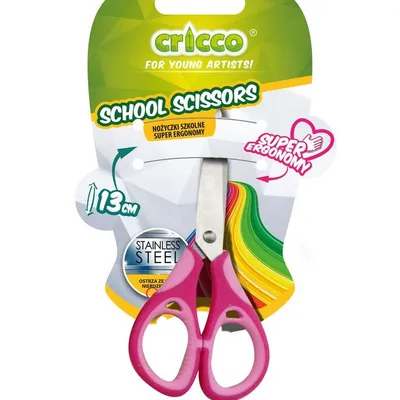 Nożyczki Szkolne Cricco Super Ergonomy13 cm