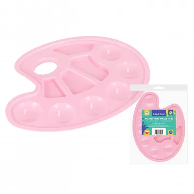 Paleta Malarska Owal Pastel Różowa /Starpak