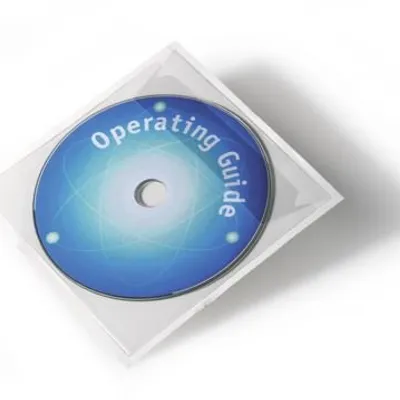Samoprzylepna Kieszonka na Płytę CD/DVD z Klapką Pocketfix 100szt. Przezroczysta /Durable 828019