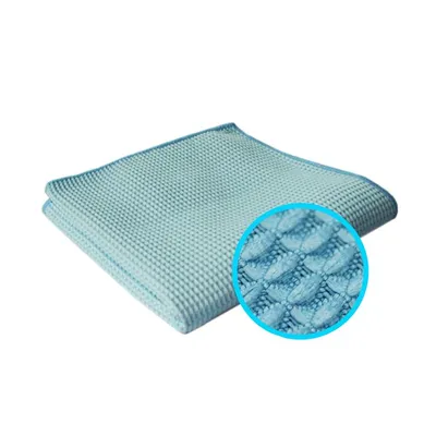 Ścierka Z Mikrofibry 40x40 Niebieska Waflowa CleanPro 358841