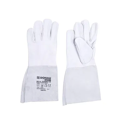 Rękawice Robocze Donau Safety Spawalnicze Tig Skóra Kozia Rozm. 10/XL Biało-Szare /DONAU SAFETY