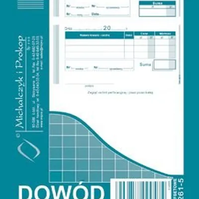 Dowód Sprzedaży (Paragon) A6 Offset Pion 261-5 /MiP