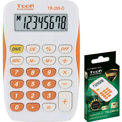 Kalkulator kieszonkowy TOOR TR-295-O 8-pozycyjny kieszonkowy