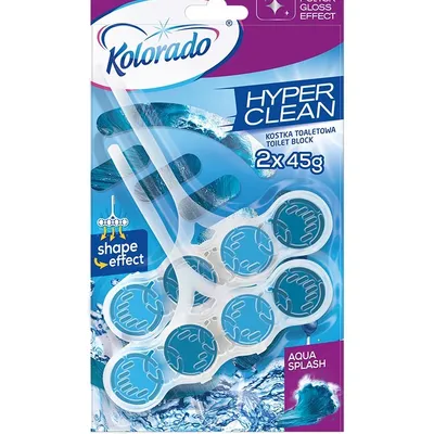 Kostka do WC 45g A'2 Hyper Clean Aqua Splash / Kolorado