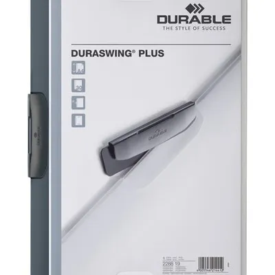 Skoroszyt A4 PP z Klipem Duraswing Plus Przezroczysty /Durable 228819