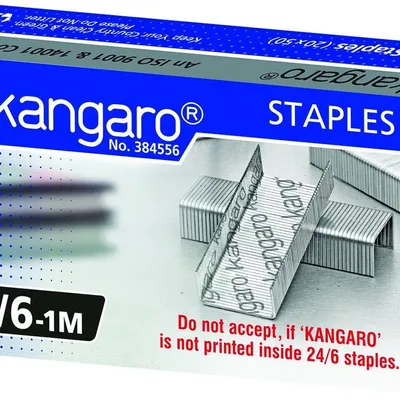 Zszywki Kangaro No.24/6-1M 1000 Szt.