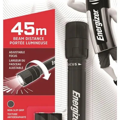 Latarka ENERGIZER X-Focus + 2szt. baterii AA, czarna