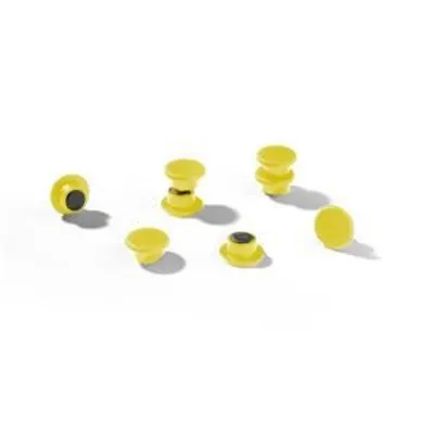 Magnesy Do Tablic 15mm 20szt. Żółty /Durable 475104