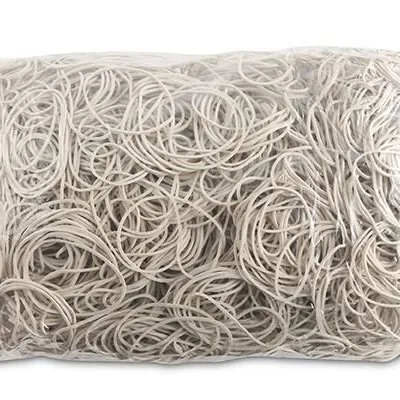Gumki Recepturki Office Products Średnica 50mm 15X15mm 60% Kauczuku 1000G Zgrzewka Białe