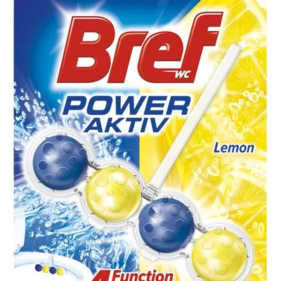 Bref WC Power Aktiv Koszyk 4Kulki Cytryna