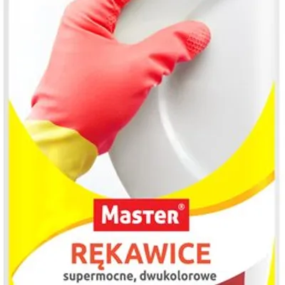Rękawice Gospodarcze L Dwukolorowe /Master