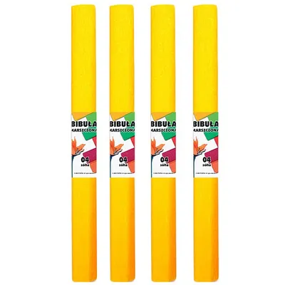 Bibuła Marszczona 50x200cm Żółta /Starpak